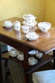 Porcelain coffee service at Craik-Patton House. Charleston, WV.
