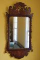 Mirror with carved wood frame at Craik-Patton House. Charleston, WV.