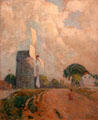 Windmill at Sundown, East Hampton, MA painting by Childe Hassam at Huntington Museum of Art. Huntington, WV.