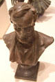 Bronze bust of Lincoln by Hans Muller at Huntington Museum of Art. Huntington, WV.