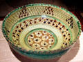 Footed earthenware bowl Iran at Huntington Museum of Art. Huntington, WV.