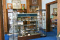 Fostoria glass collection at Fostoria Glass Museum. Moundsville, WV.