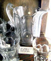 Alexis ice jug at Fostoria Glass Museum. Moundsville, WV.