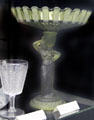 Rebecca at the well compote + goblet at Fostoria Glass Museum. Moundsville, WV.