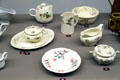 Collection of Homer Laughlin porcelain at Grave Creek Mound Museum. Moundsville, WV.