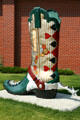 The Fifth Ace Gambler's cowboy art boot by Max Larkin. Cheyenne, WY