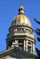 Dome of Wyoming State Capitol. Cheyenne, WY.