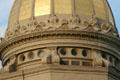 Dome details of Wyoming State Capitol. Cheyenne, WY.