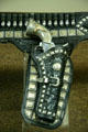 Gun & holster decorated with silver & gold by Edward H. Bohlin at Nelson Museum of the West. Cheyenne, WY.