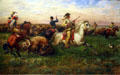 Painting of Duke Alexis royal hunt