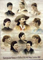 Poster of Royal visitors to 1887 London show