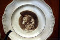 Buffalo Bill 100th birthday commemorative plate by Copeland Spode at Buffalo Bill Center of the West. Cody, WY.