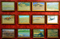 Oil studies for paintings by Frederic Remington at Buffalo Bill Center of the West. Cody, WY.