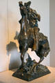 Bucky O'Niell sculpture of cowboy on horseback by Solon H. Borglum at Buffalo Bill Center of the West. Cody, WY.