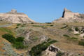 Gap between Sentinel & Eagle Rocks at Scotts Bluff National Monument. WY
