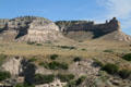 South Overlook & Saddle Rock at Scotts Bluff National Monument. WY.