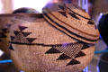 Antique native basket with cover at Laramie Plains Museum. Laramie, WY.