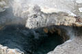 Mineralized pool in Old Faithful area of Yellowstone National Park. WY.