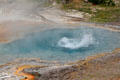 Detail of Great Fountain Geyser at Yellowstone National Park. WY.