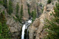 Upper part of Tower Fall in Yellowstone National Park. WY.