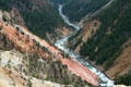 Yellowstone River runs through Grand Canyon it carved through Yellowstone National Park. WY.