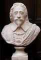 King Charles I marble portrait bust after Hubert le Sueur at Lady Lever Art Gallery. Liverpool, England