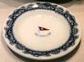 Dominion Line 1st/2nd class dinner plate at Merseyside Maritime Museum. Liverpool, England.