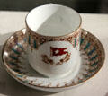 White Star Line demitasse cup by Stoniers of Liverpool at Merseyside Maritime Museum. Liverpool, England.