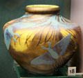 Cameo glass vase by Muller Frères of Lunéville, France at Walker Art Gallery. Liverpool, England.
