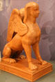 Wedgwood red stoneware Egyptian sphinx at Walker Art Gallery. Liverpool, England.