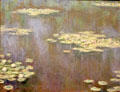 Waterlilies painting by Claude Monet at National Museum of Wales. Cardiff, Wales.