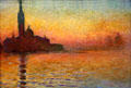 San Giorgio Maggiore by Twilight painting by Claude Monet at National Museum of Wales. Cardiff, Wales.