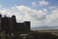 Harlech Castle overlooking the Irish Sea, built by Edward 1 during his invasion of Wales. Harlech Gwynedd, Wales.