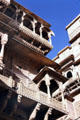 Lacy architecture of Jaiselmer Palace. India.