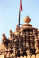 Sculptures on roof of Jain Temple in Jaiselmer. India.