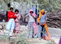 Villagers south of Jodhpur. India.