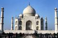 Facade of Taj Mahal. India.