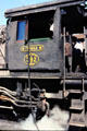 Cab of Steam locomotive 392 of National Railways of Zimbabwe at Victoria Falls. Zimbabwe.