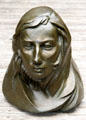Jane portrait head bronze sculpture by Douglas Allan Wood in private collection.