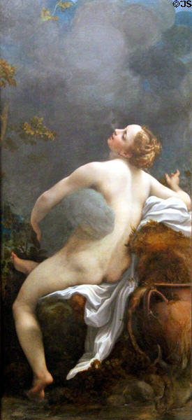 Jupiter & Io painting (c1530) by Correggio at Kunsthistorisches Museum. Vienna, Austria.