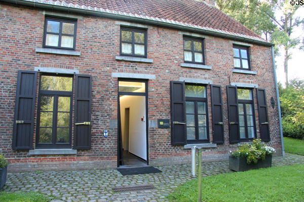 Front of Van Gogh House in Cuesmes village. Mons, Belgium.