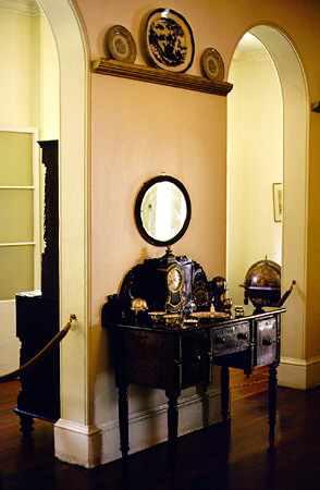 Interior of Tyrol Cot, similar to how it was in 1937 when Sir Grantley Adams entered politics. Barbados.
