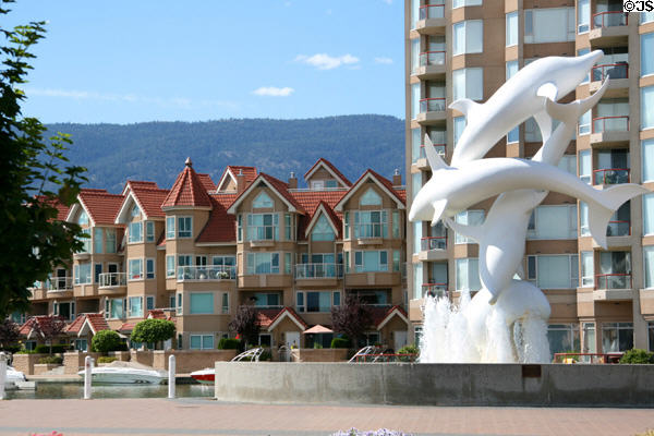 Residential complex on Lake Okanagan. Kelowna, BC.