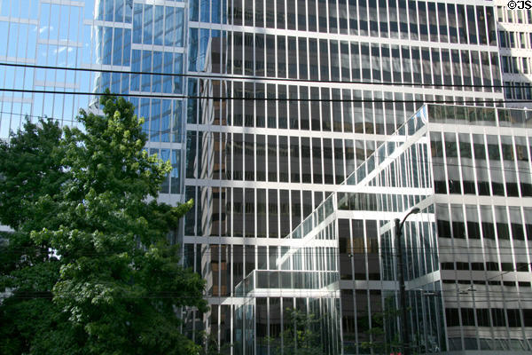 Ground floors of Commerce Place. Vancouver, BC.