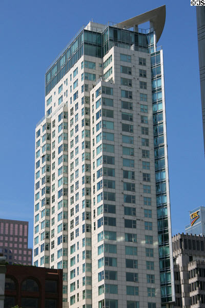 Facade of Terminal City Club Tower. Vancouver, BC.