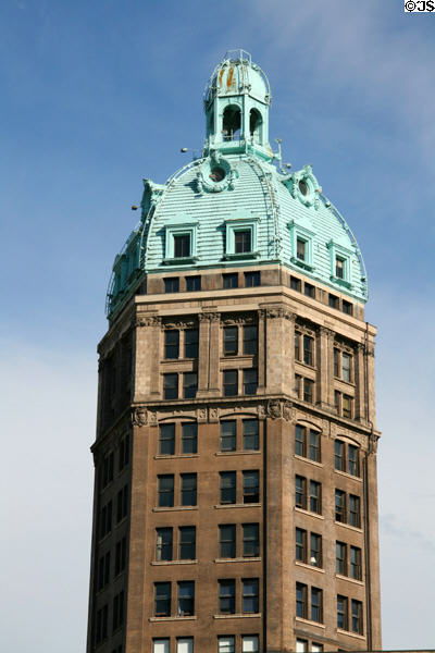 Octagonal tower of Sun Tower. Vancouver, BC.