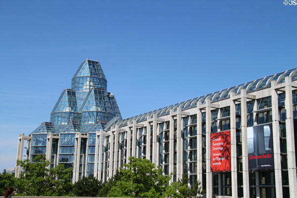 Street view of National Gallery of Canada. Ottawa, ON.