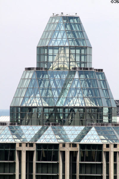Atrium structure of National Gallery of Canada. Ottawa, ON.