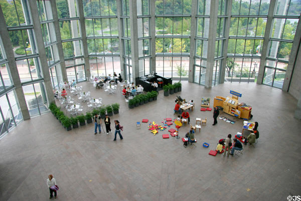 Atrium of National Gallery of Canada. Ottawa, ON.