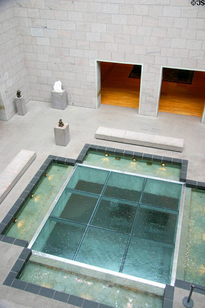 Sculpture courtyard in National Gallery of Canada. Ottawa, ON.